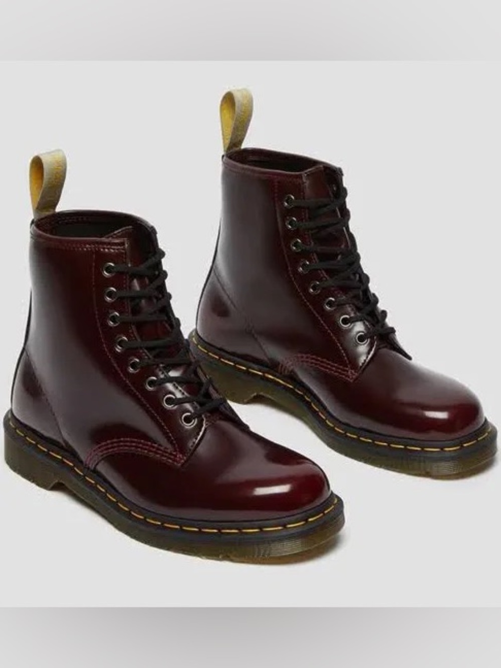Dr. Marten’s 1460 Cherry Red Lace Up Boots - Picture 2 of 15
